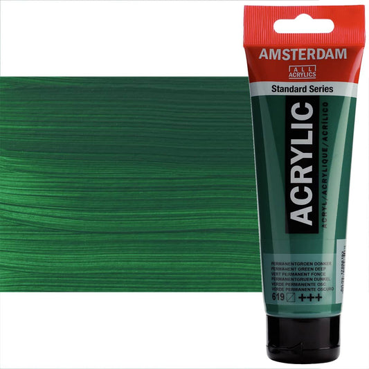 PERM. GREEN DEEP Amsterdam Standard Acrylic 120ml