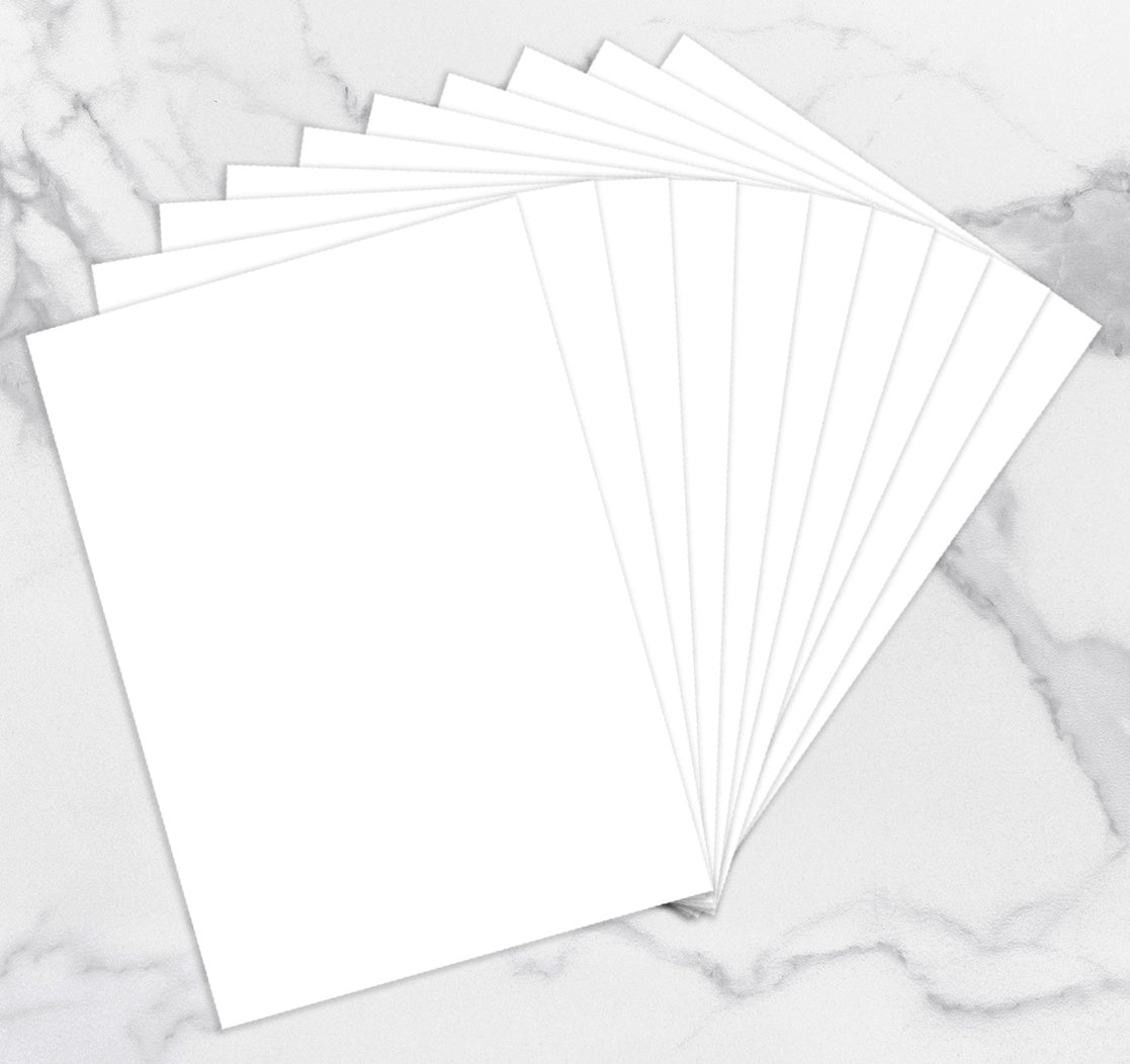 CC Alcohol Ink Adhesive White Synthetic Paper A4 Pk10