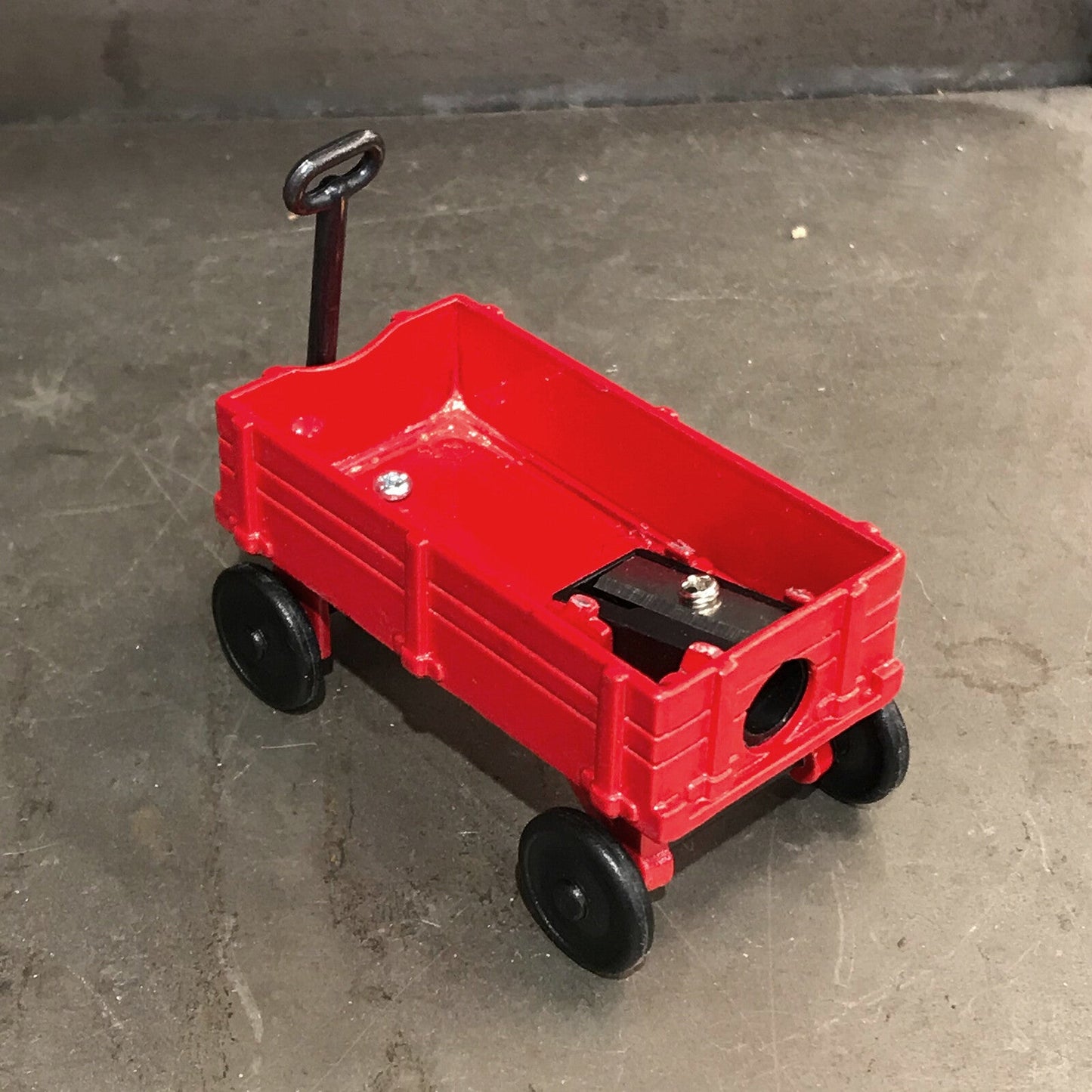 LITTLE RED WAGON Novelty Antique Pencil Sharpener