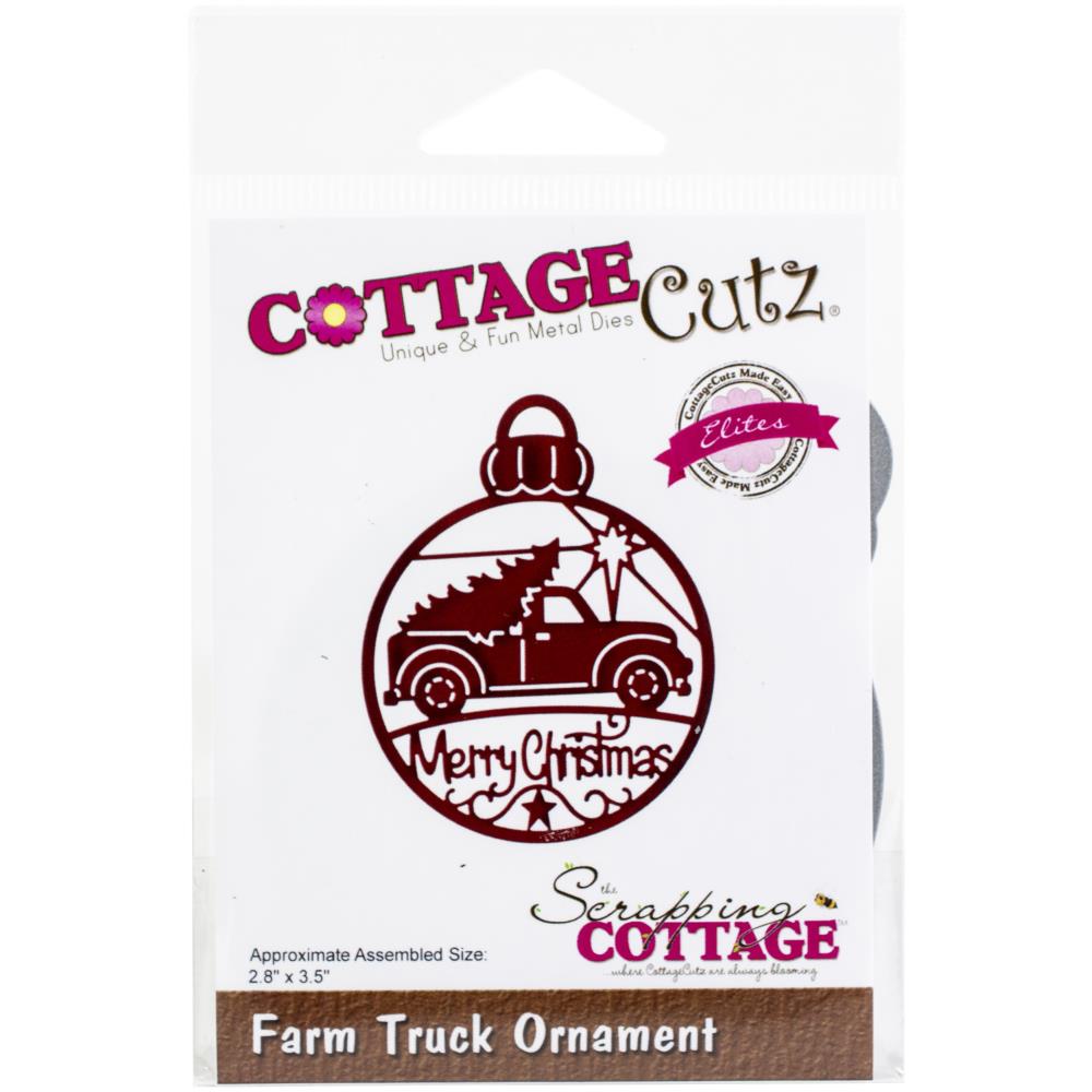 Christmas Tree Farm Truck Ornament Cottage Cutz Die