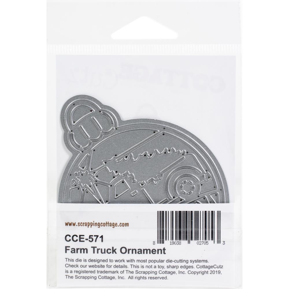 Christmas Tree Farm Truck Ornament Cottage Cutz Die