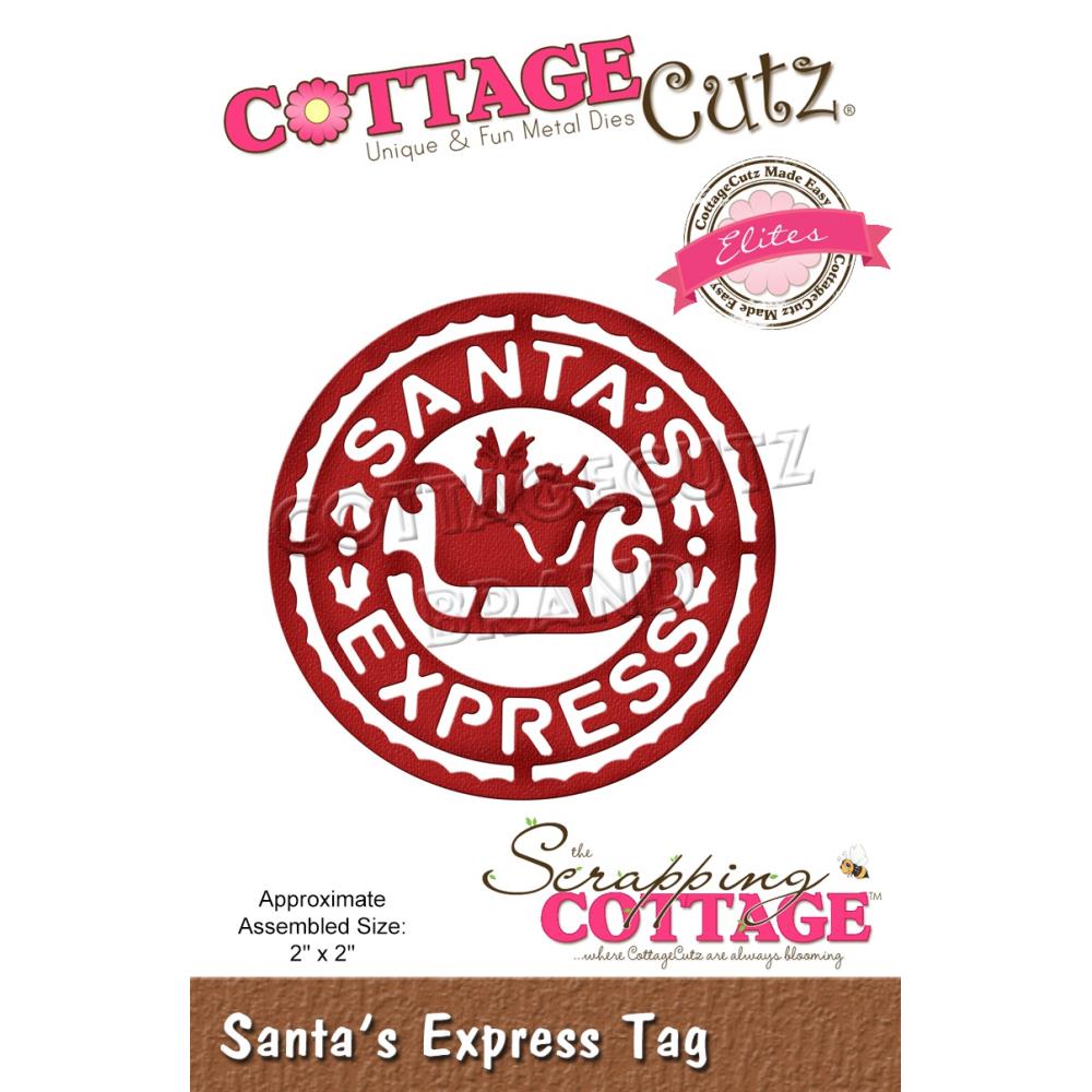 Cottage Cutz Santa's Express Tag Die