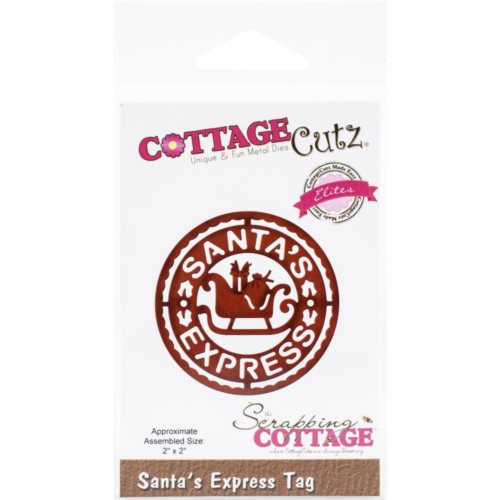 Cottage Cutz Santa's Express Tag Die
