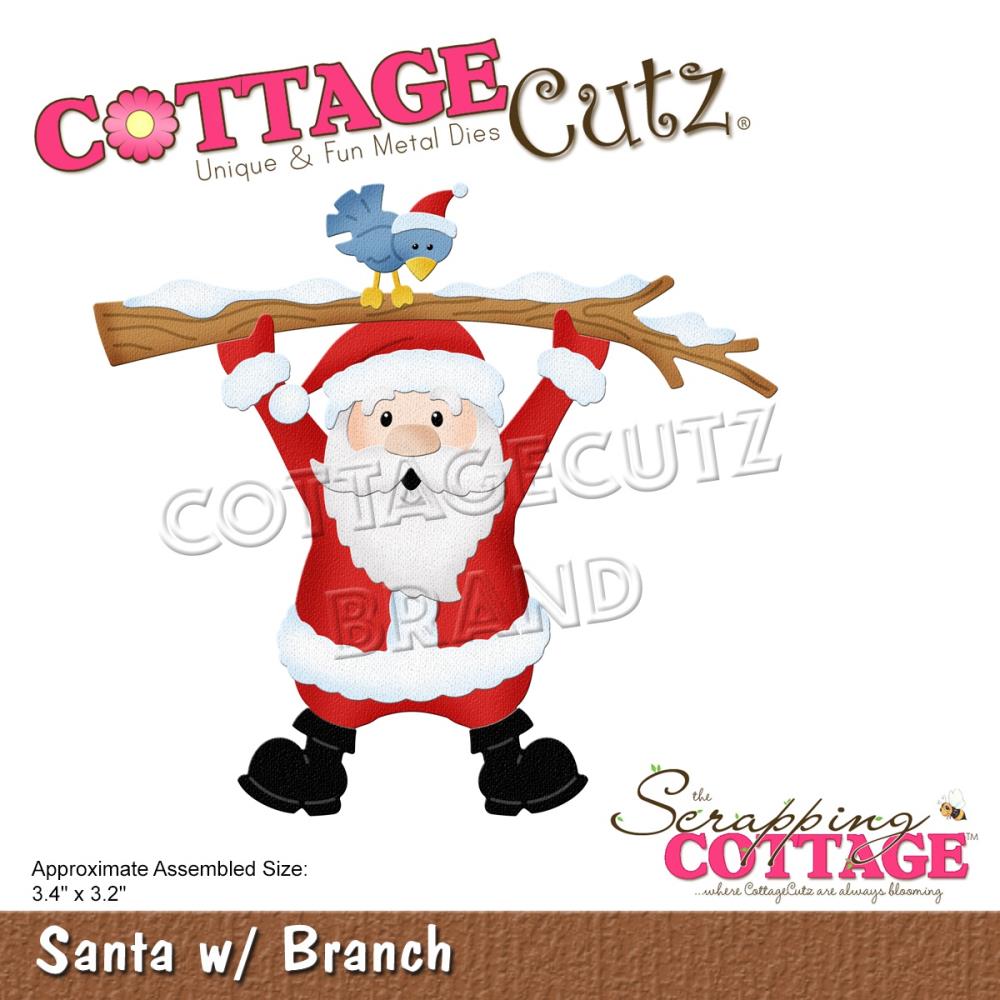 Cottage Cutz Santa with Branch Die
