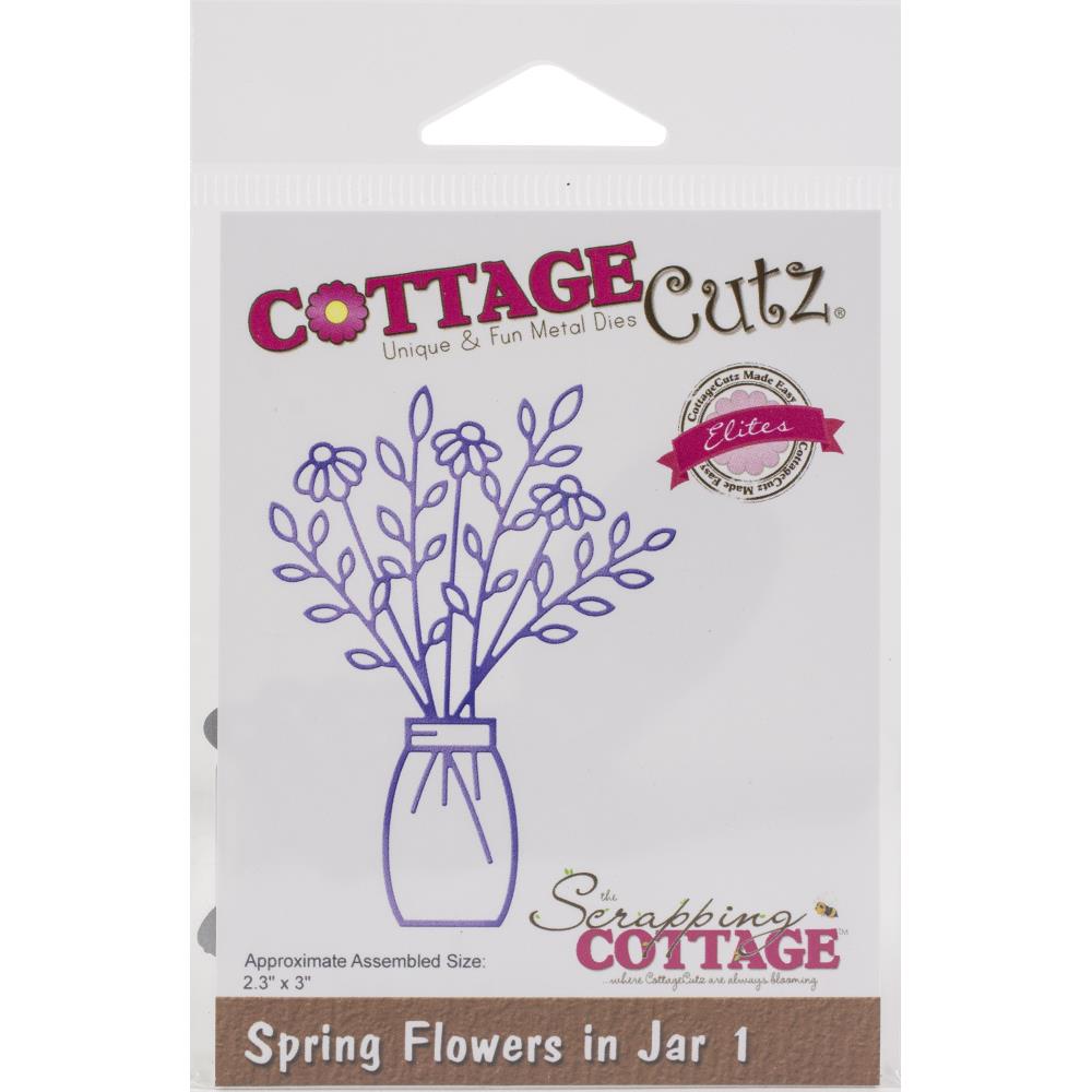 Cottage Cutz Spring Flowers in Jar Die