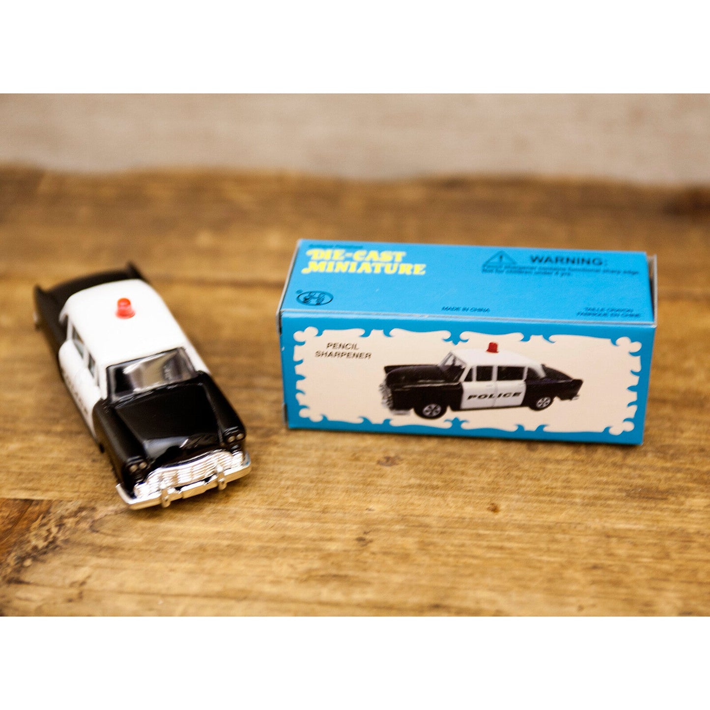 RETRO POLICE CAR Novelty Antique Pencil Sharpener