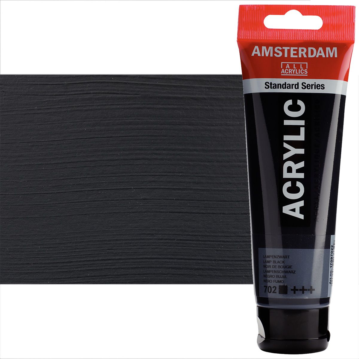 LAMP BLACK Amsterdam Standard Acrylic 120ml