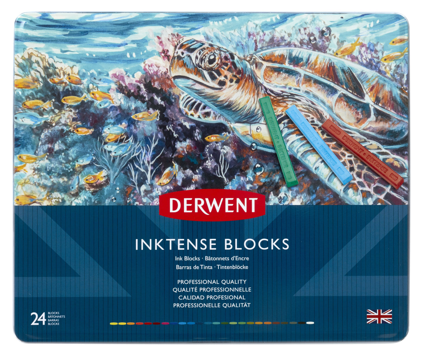 Derwent Inktense Blocks Tin 24