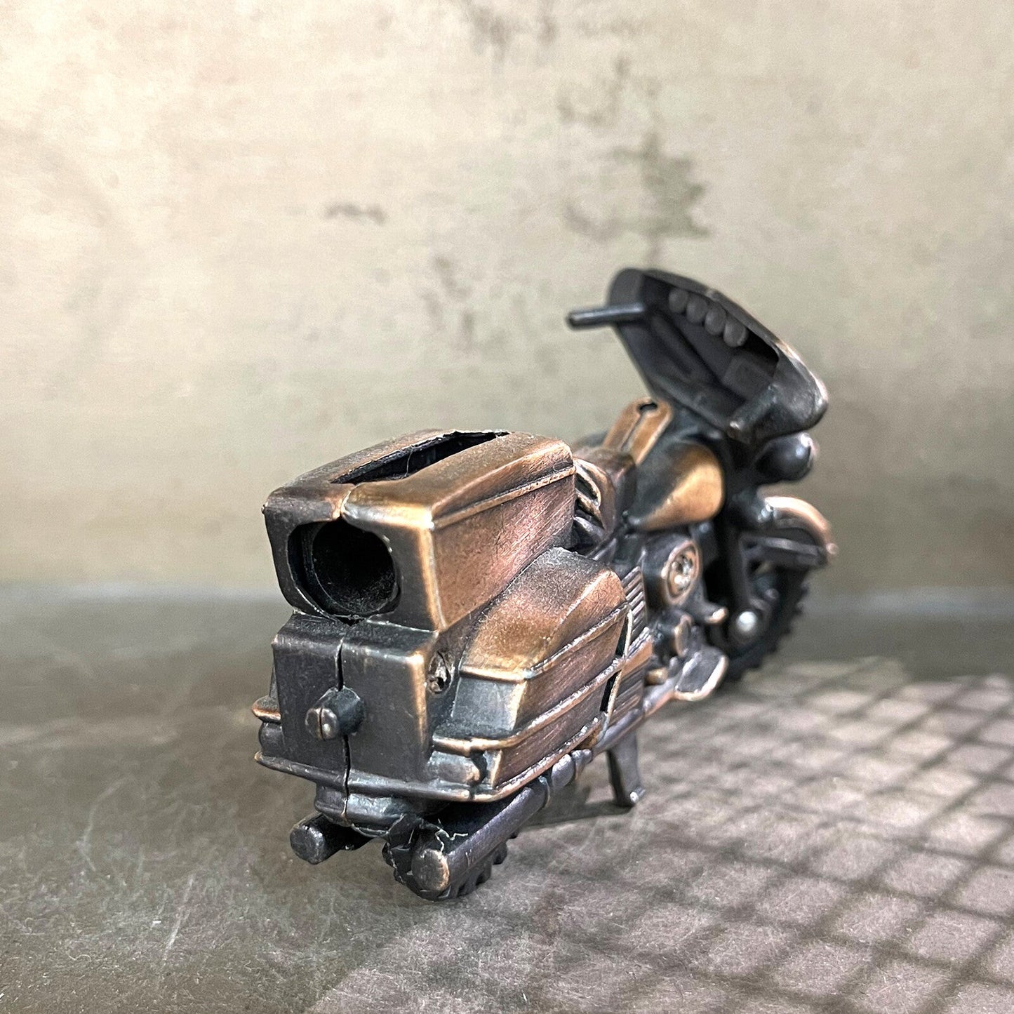 RETRO MOTORCYCLE Novelty Antique Pencil Sharpener
