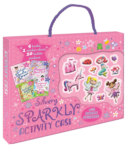 Bubble Sticker Activity Case - Silvery Sparkly