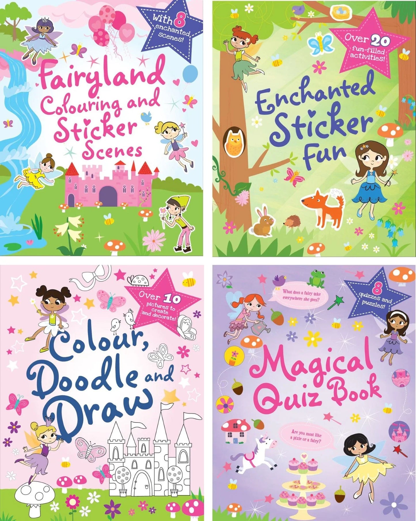 Bubble Sticker Activity Case - Silvery Sparkly
