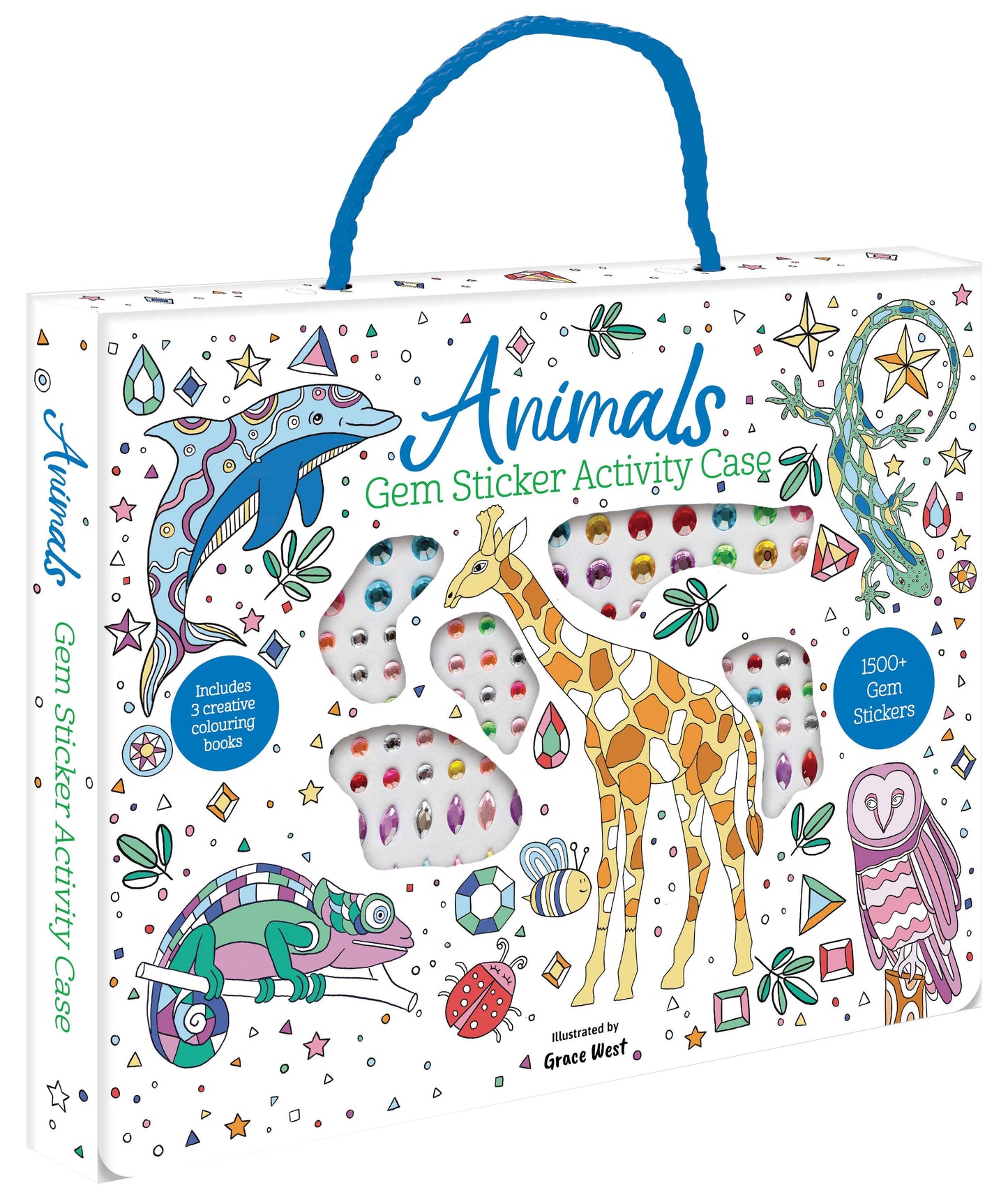 Gem Sticker Activity Case - Animals