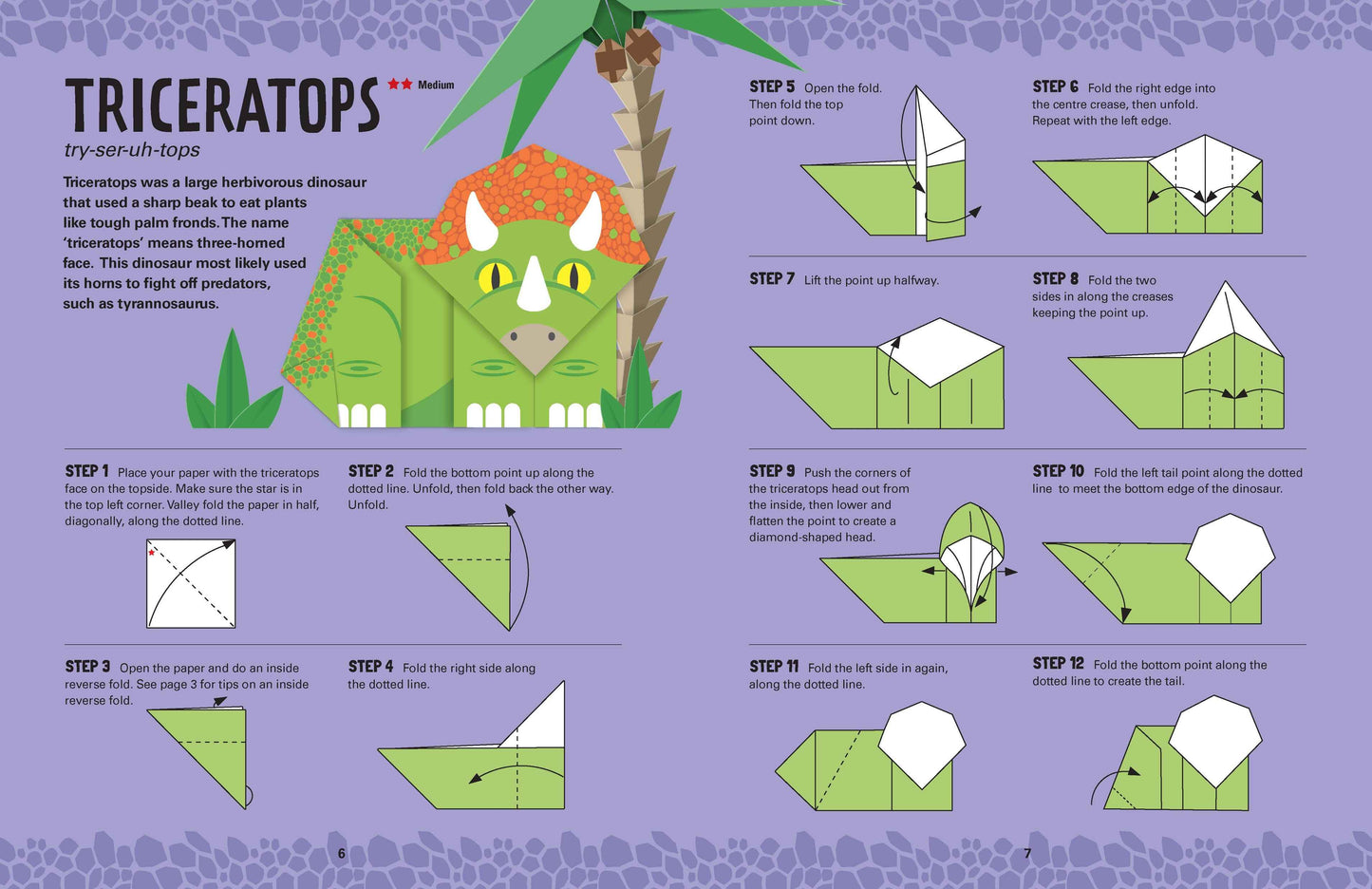 Create It - Origami Activity Case - Dinosaurs