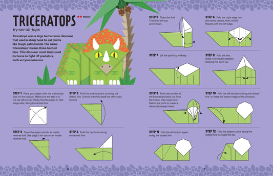 Create It - Origami Activity Case - Dinosaurs