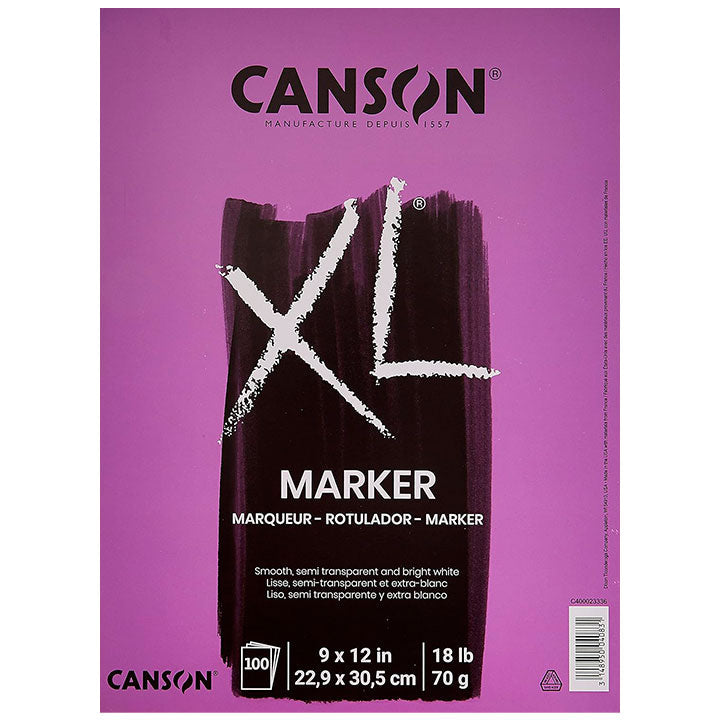 Canson XL Marker Pad A4 70gsm 100 Sheets