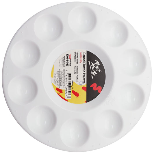 Mont Marte Palette - Round Plastic 17cm