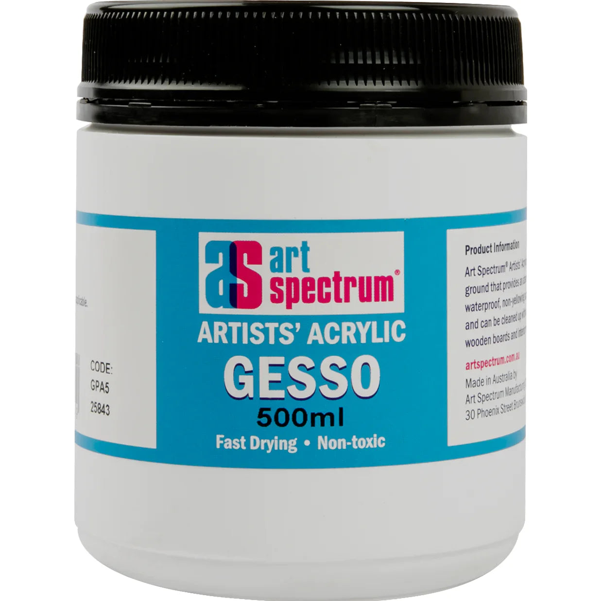 Art Spectrum Artists Acrylic Gesso 500ml