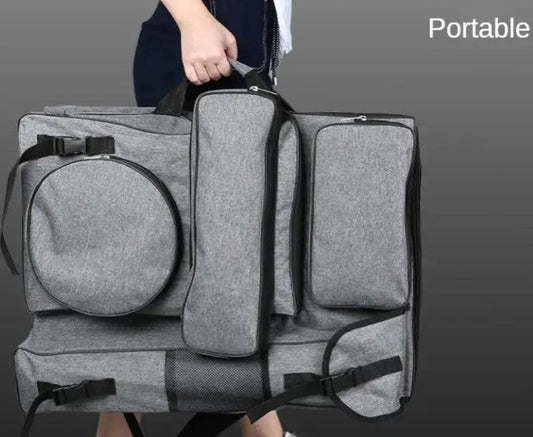 ART BAG Ex Large Grey Multi Function Accessory Tote