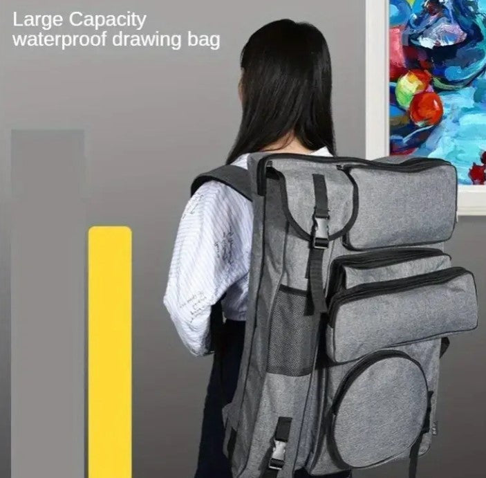 ART BAG Ex Large Grey Multi Function Accessory Tote