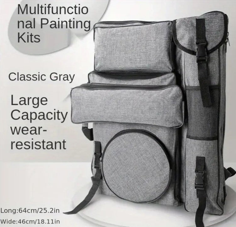 ART BAG Ex Large Grey Multi Function Accessory Tote