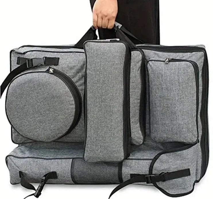 ART BAG Ex Large Grey Multi Function Accessory Tote