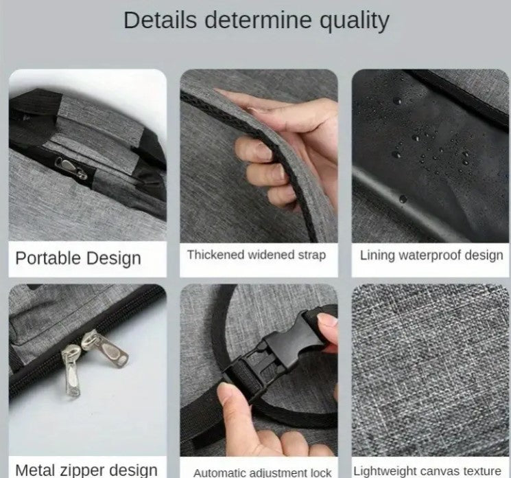 ART BAG Ex Large Grey Multi Function Accessory Tote