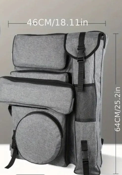 ART BAG Ex Large Grey Multi Function Accessory Tote