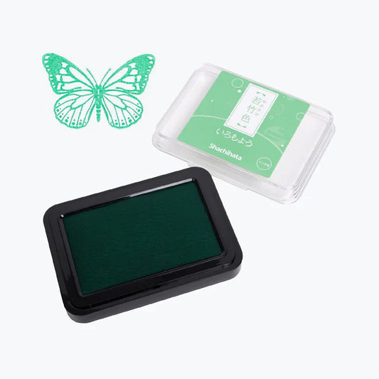 Shachihata Iromoyo Stamp Pad BAMBOO GREEN HAC-1-PG