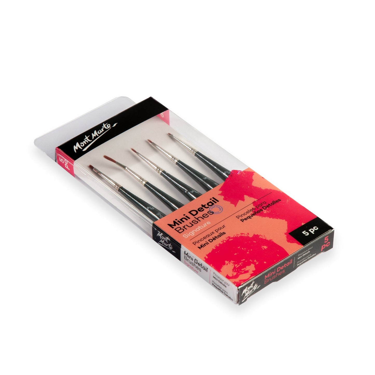 Mont Marte Paint Brush Set - Mini Detail 5pc