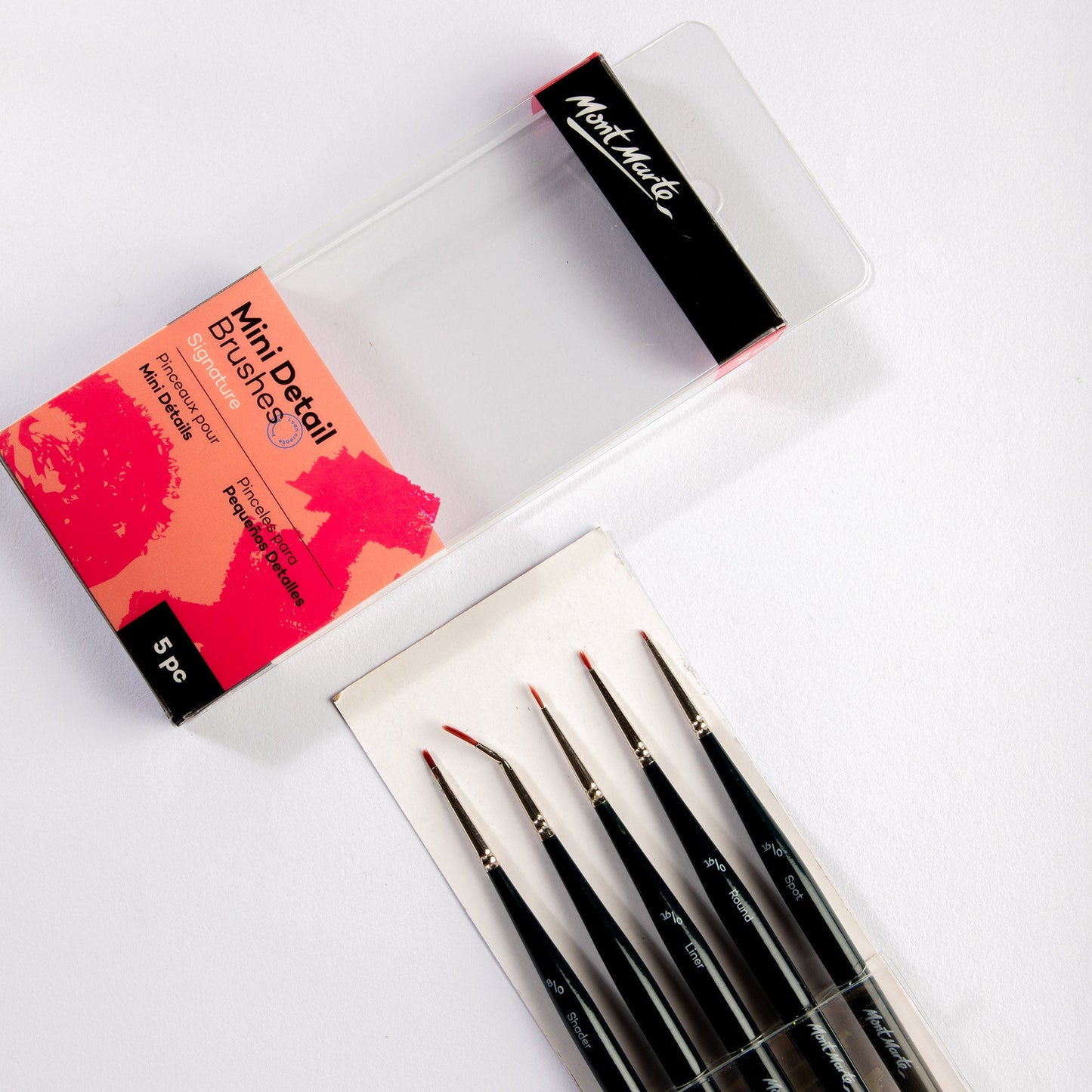 Mont Marte Paint Brush Set - Mini Detail 5pc