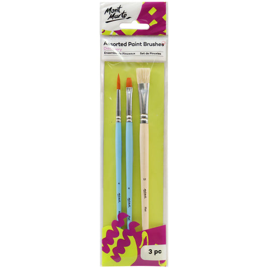 Mont Marte Discovery Paint Brush Set - 3pc