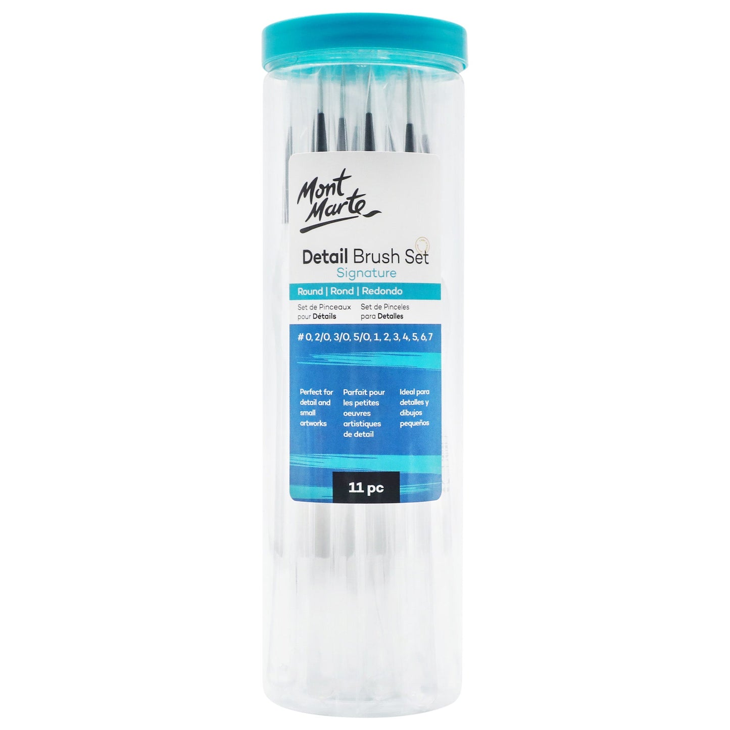 Mont Marte Signature Detail Brush Assortment 11pc