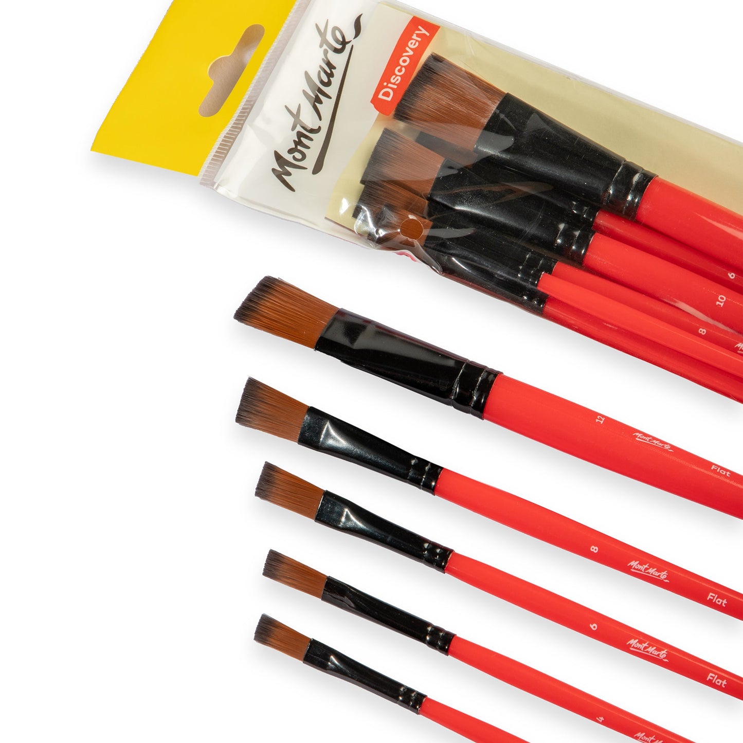 Mont Marte Discovery Assorted Brush Set 6pc
