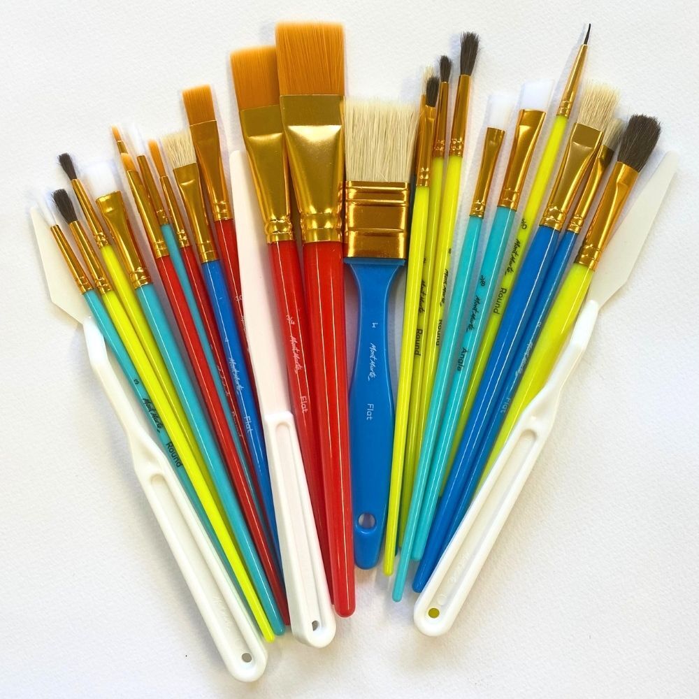 Mont Marte Discovery Assorted Brush Pack 26pc
