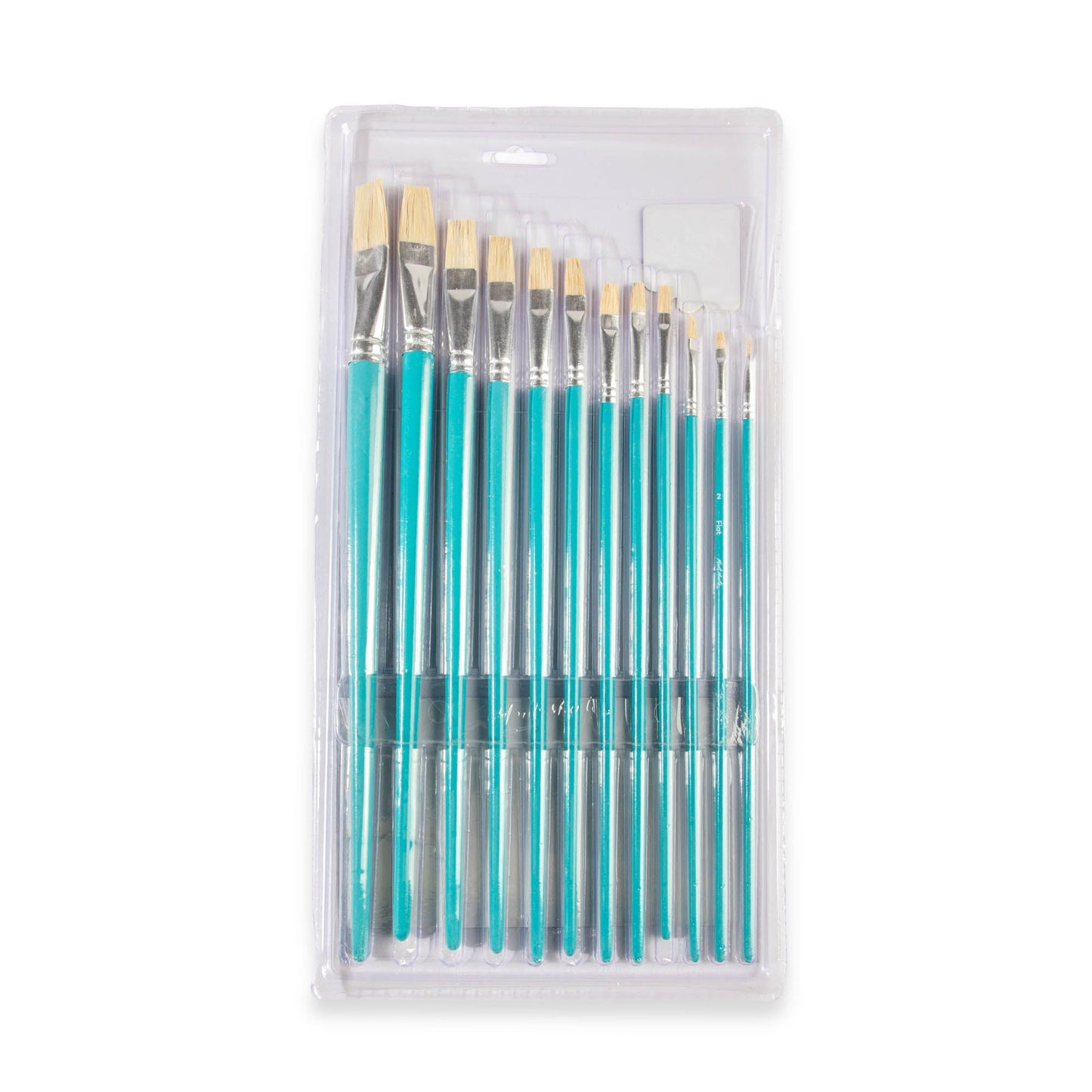 Mont Marte Discovery Series Paint Brush Set - Flat Sizes 1-12