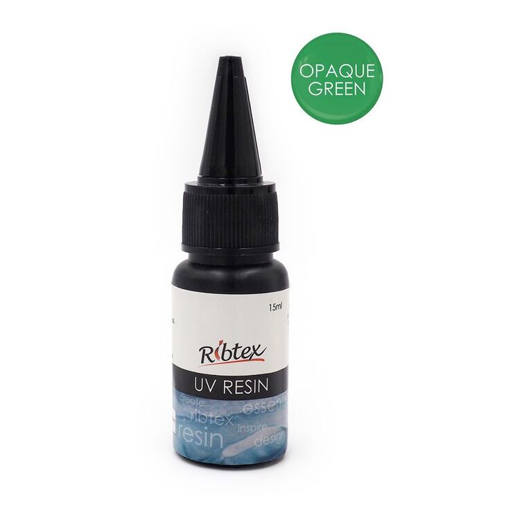 Ribtex Coloured UV Resin Opaque Green 15ml