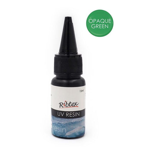 Ribtex Coloured UV Resin Opaque Green 15ml
