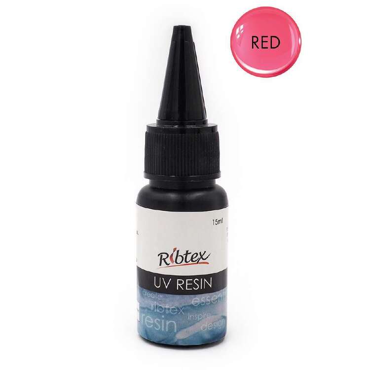 Ribtex Coloured UV Resin Red 15ml