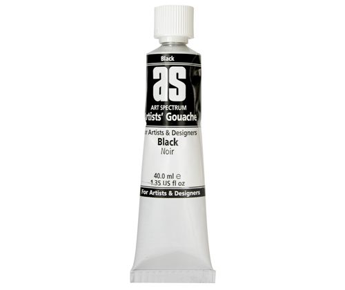 Art Spectrum Artists Gouache 40ml BLACK