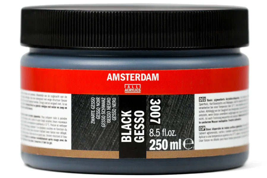 Amsterdam Black Gesso 250ml