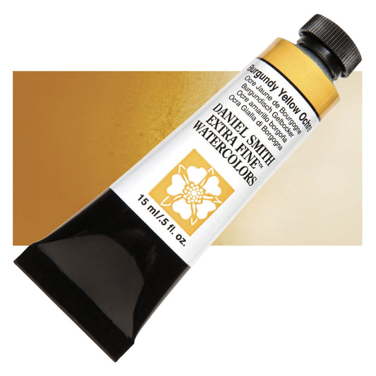 Daniel Smith Extra Fine Watercolour 15ml BURGUNDY YELLOW OCHRE S2