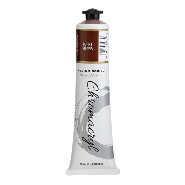 BURNT SIENNA Chromacryl Student Acrylic 75ml