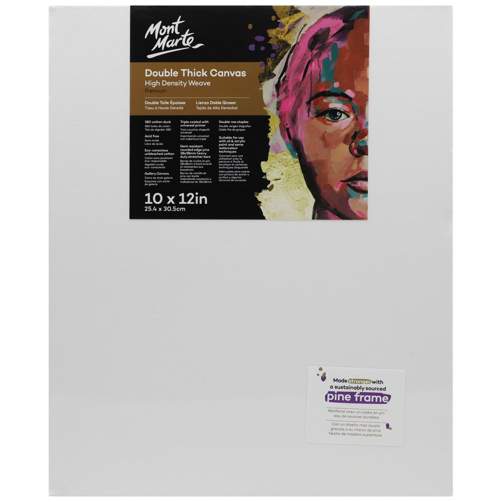 Mont Marte Premium Canvas Double Thick 10" x 12" - 25.4 x 30.5cm