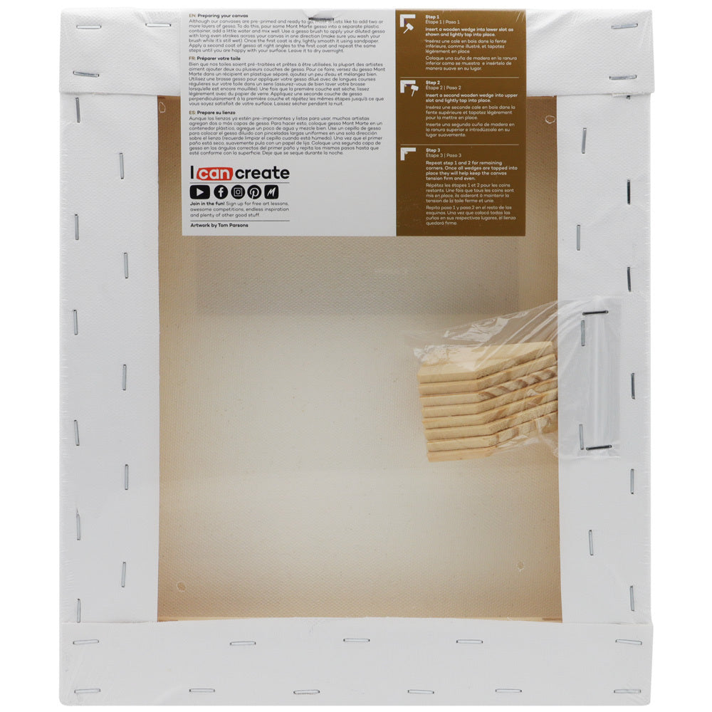 Mont Marte Premium Canvas Double Thick 10" x 12" - 25.4 x 30.5cm