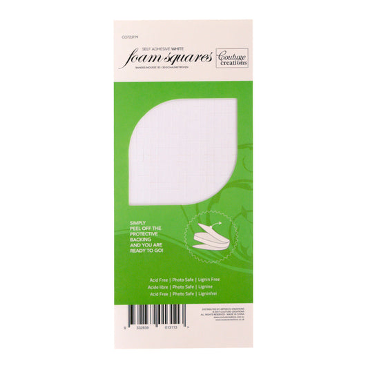Adhesive - 3D Foam - White - Squares (940 pcs)