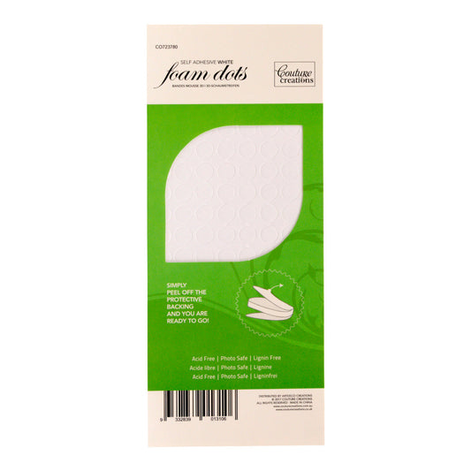 Adhesive - 3D Foam - White - Dots (152 pcs)