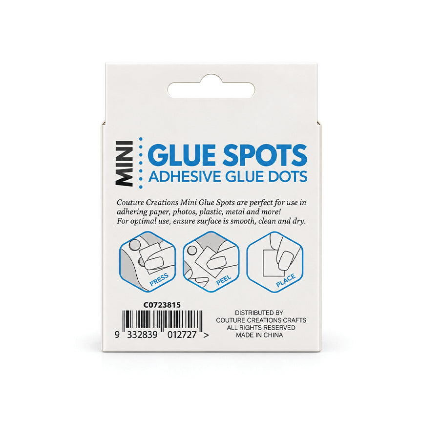 CC Mini Adhesive Glue Spots 4.7mm (3/16th in)
