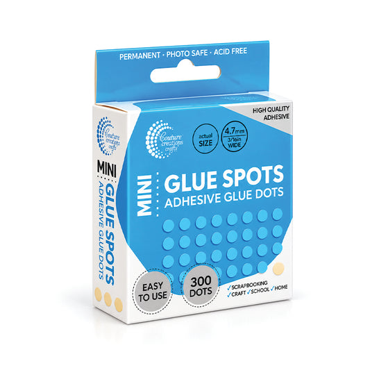 CC Mini Adhesive Glue Spots 4.7mm (3/16th in)