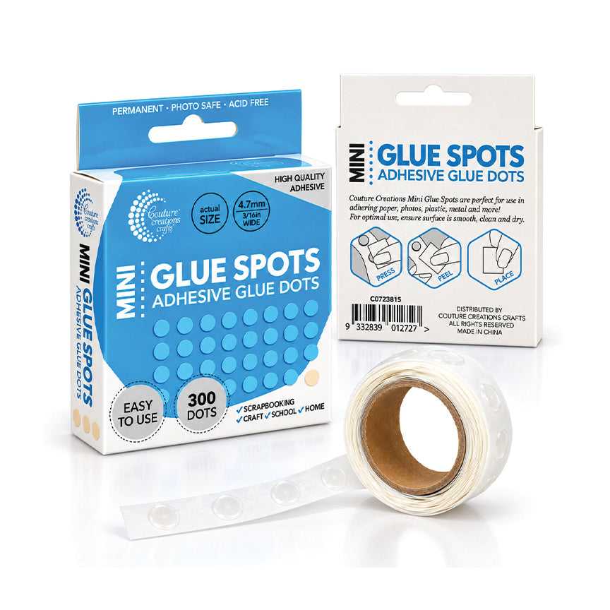 CC Mini Adhesive Glue Spots 4.7mm (3/16th in)