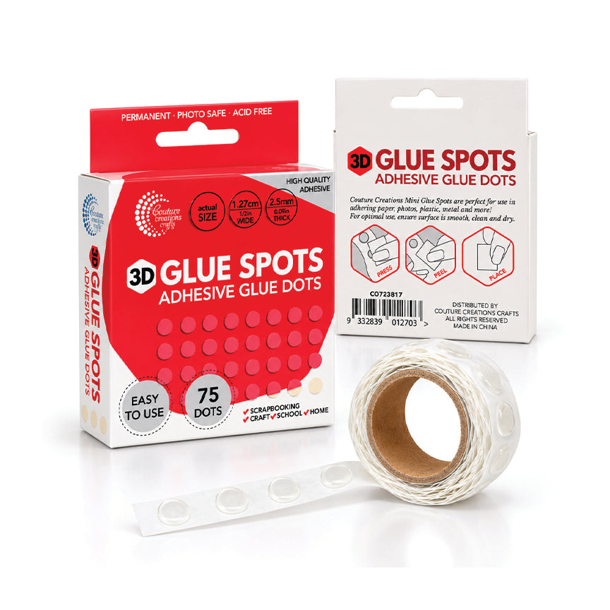 CC 3D Adhesive Glue Spots (1.27cm x 2.5mm)